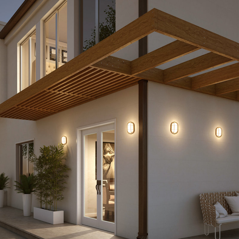 Crespo LED Outdoor Bulkhead Light, 5000K