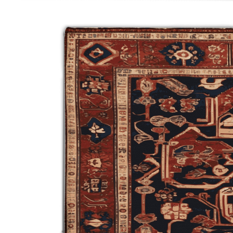 Turkish Brown Indoor and Outdoor Area Rug, Rectangle 2' x 3'