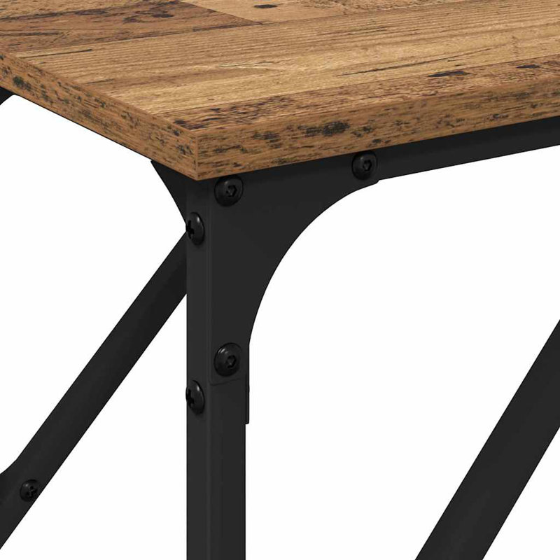 Console Table, Old Wood, 75cm H x 200cm W x 29cm D