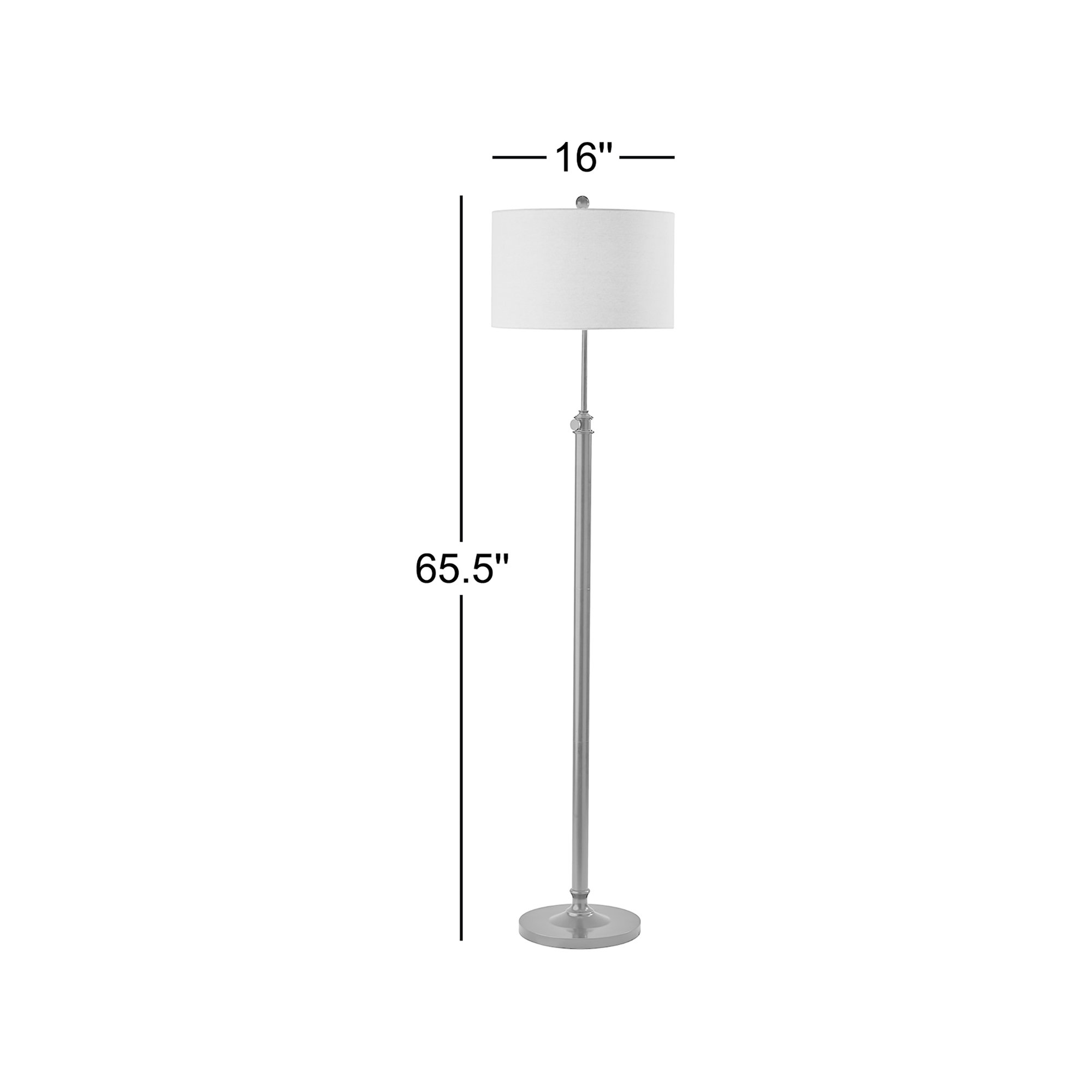 Elita 65.5'' Floor Lamp, Antique Brass