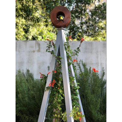 Kesterman 24'' W Steel Obelisk Trellis