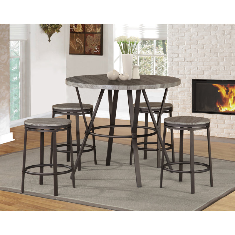 Kinsey 4 - Person Four Leg Dining Set, Natural