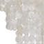 Zussen 20.5" Luster Bronze 4 Tier Tiered Chandelier with Natural White Shell