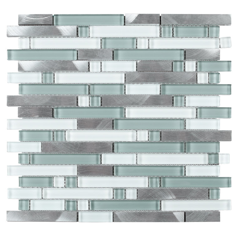 Brick Natural Stone Linear Mosaic Wall Tile