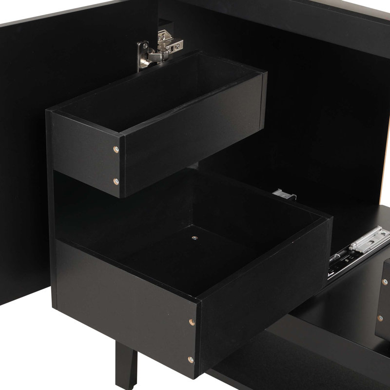 Meuble-lavabo multifonctionnel avec portes et tiroirs 36 po avec lavabo 36 po