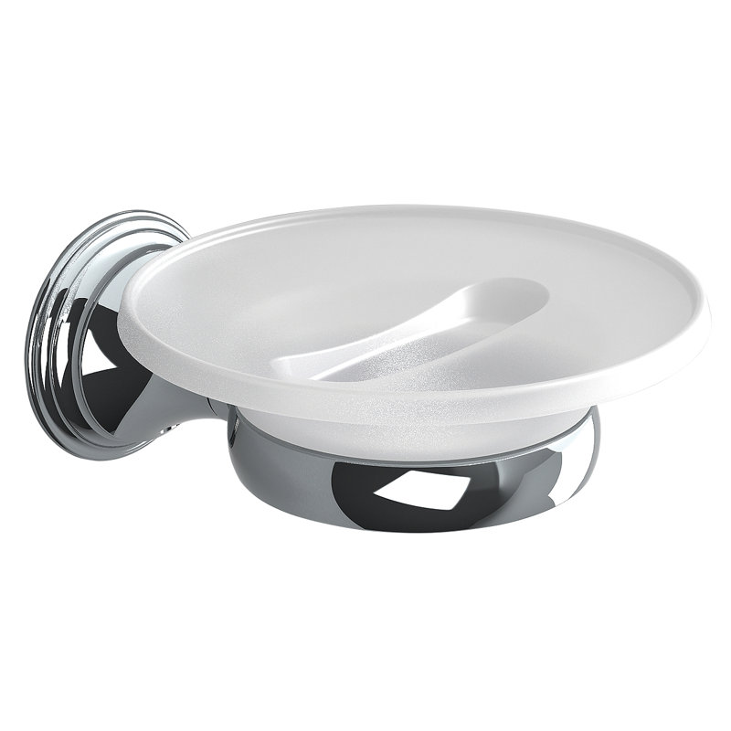 Cecily Soap Dish, Chrome
