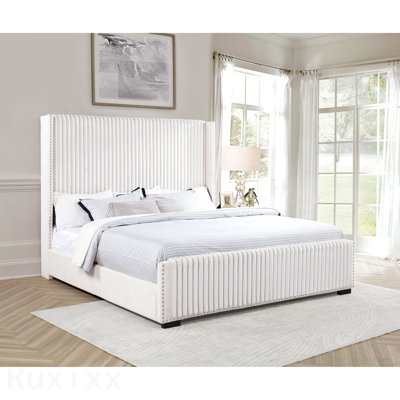 Ian Cream Upholstered California King Bed