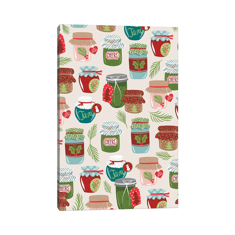 Festive Farmers Market III by Arrolynn Weiderhold - Wrapped Canvas Print