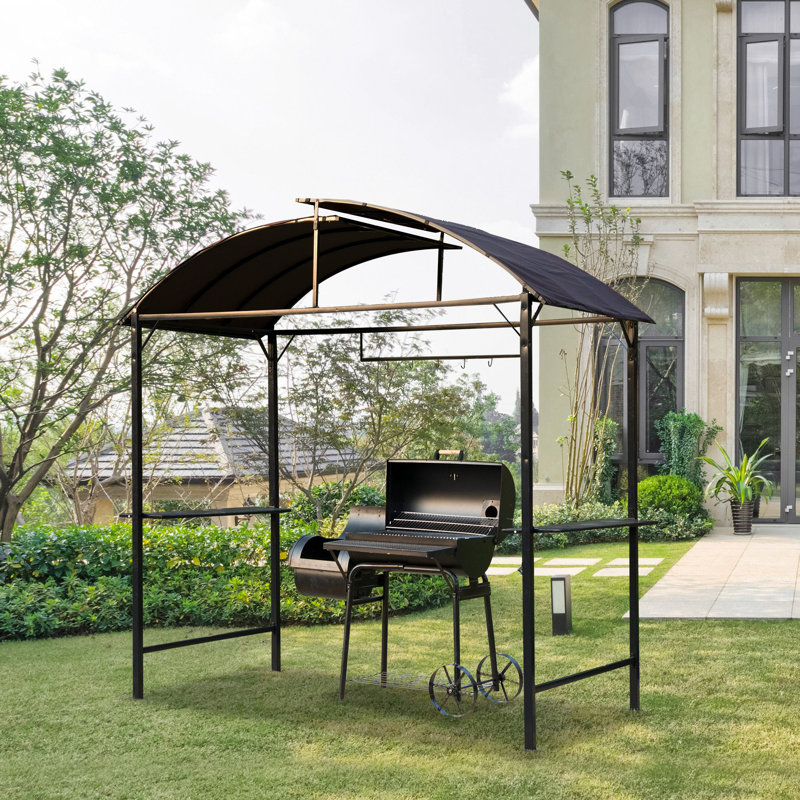 8 Ft. x 4 Ft. Metal Grill Gazebo
