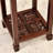 Flower frame solid wood ganoderma grain floor doub