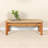 Acacia Wood and Jute Bench, Natural