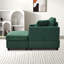 Chaise longue avec repose-pieds de rangement amovible-822829688