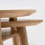 Salma Solid Wood Three Leg Coffee Table