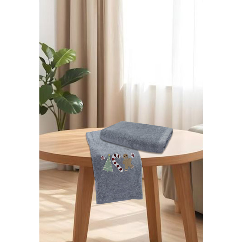 Cotton Tea Towel Kitchen Towel, Grey
