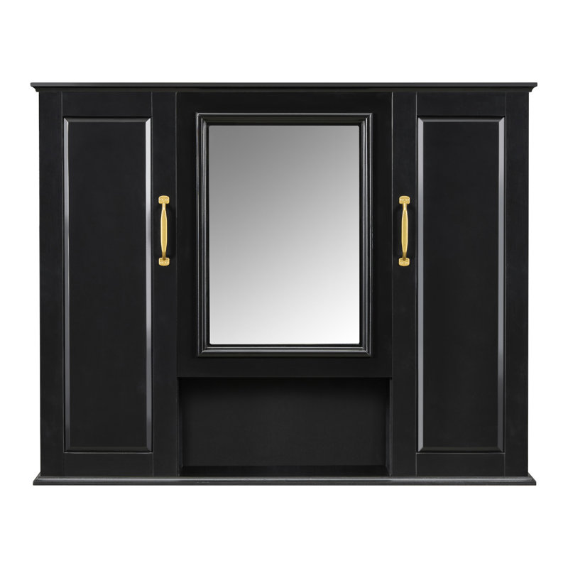 36'' Medicine Cabinet, Black