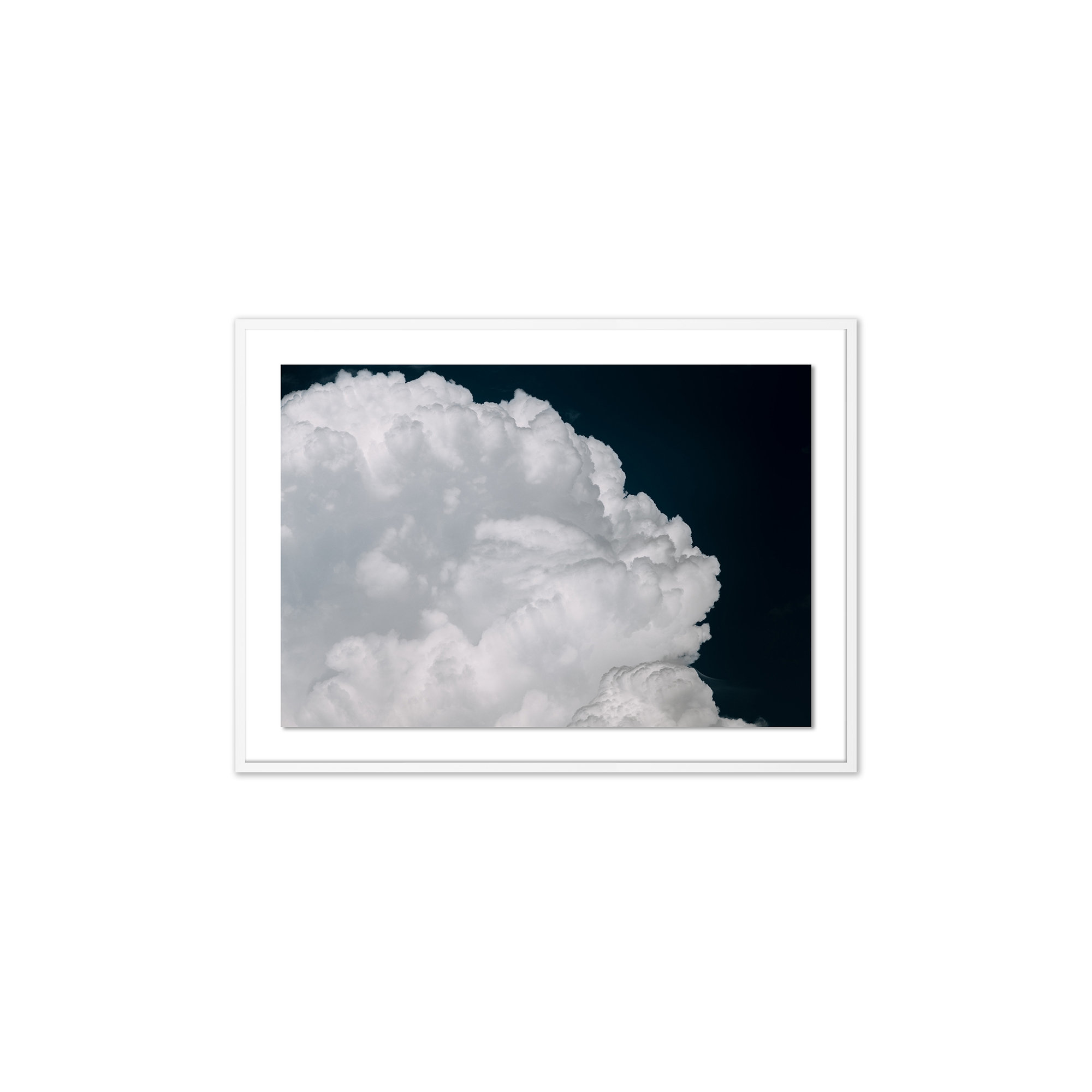 Cumulus by Michael Schauer, White, 35" H x 48" W x 2.5" D