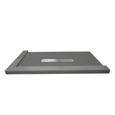 Base de douche Transolor Trimslate 60 po x 36 po avec double seuil réglable et bonde centrale