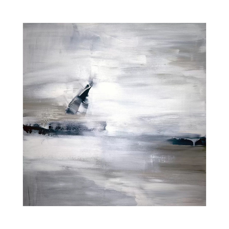 Shifting Tides II by Judith Shapiro - Wrapped Canvas Painting, 30.48 cm H x 30.48 cm W