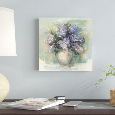 " Lilacs For Kathy " by Carol Rowan Painting Print