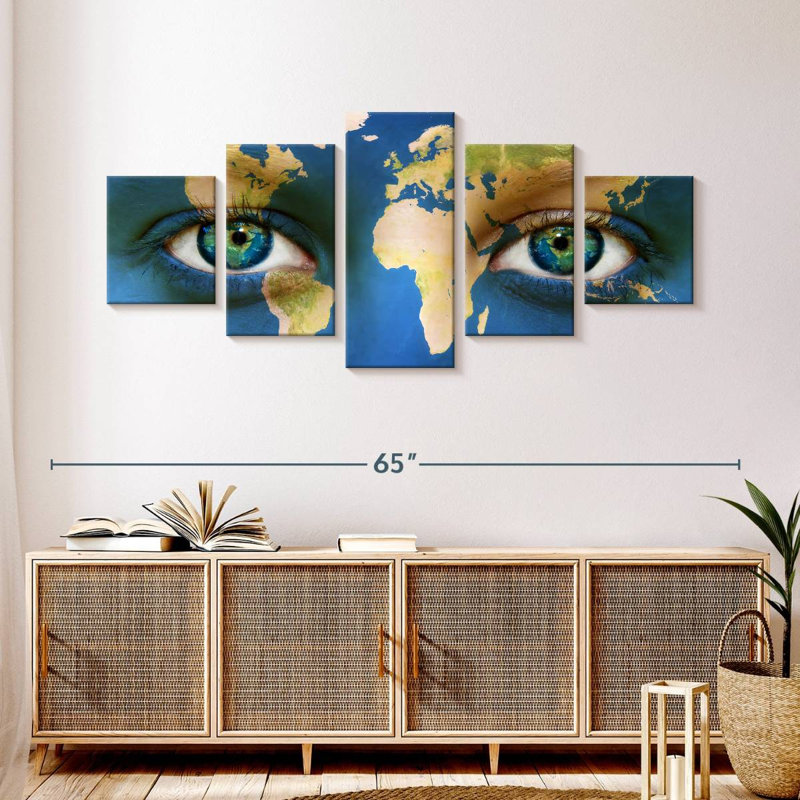 Blue Eyes World Lennon, H 24 po x l 55 po