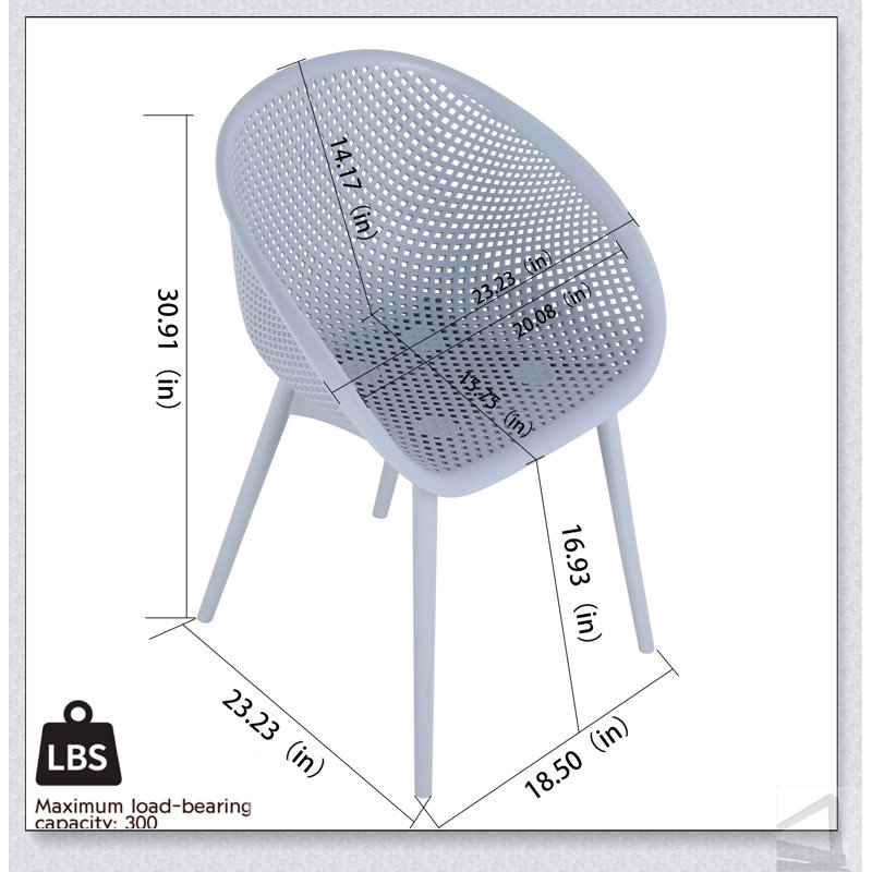 Holiday - Ensemble de 2 chaises longues modernes - Plastique PP intérieur / extérieur résistant aux intempéries, léger et durable pour le patio, la plage et le salon