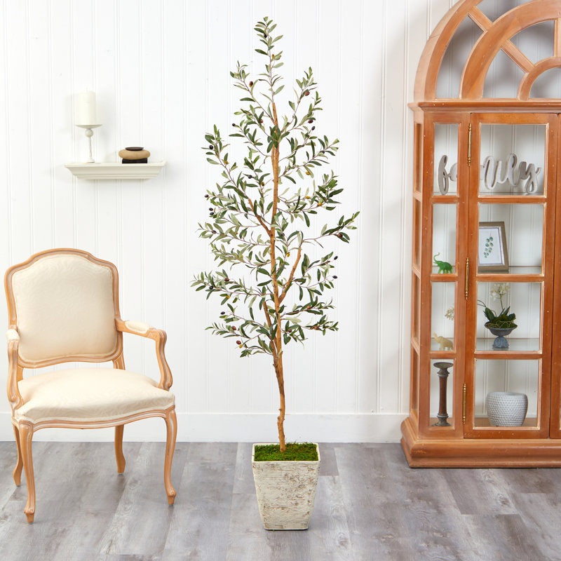 Olive artificielle 70 po en pot