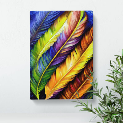 Beautiful Feathers No.1 - Unframed - Wrapped Canvas
