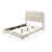 Upholstered 1Pc Queen Size Panel Bed