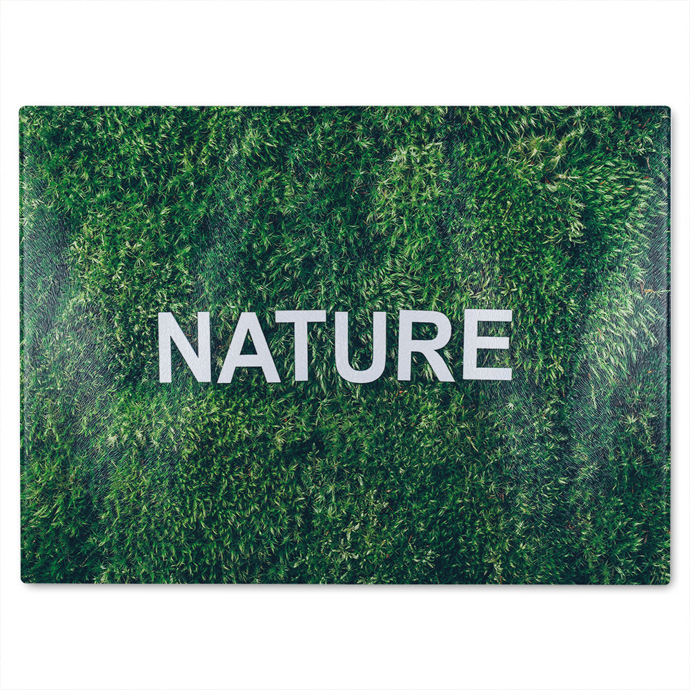 Wellness Nature Designer Glass Chopping Board