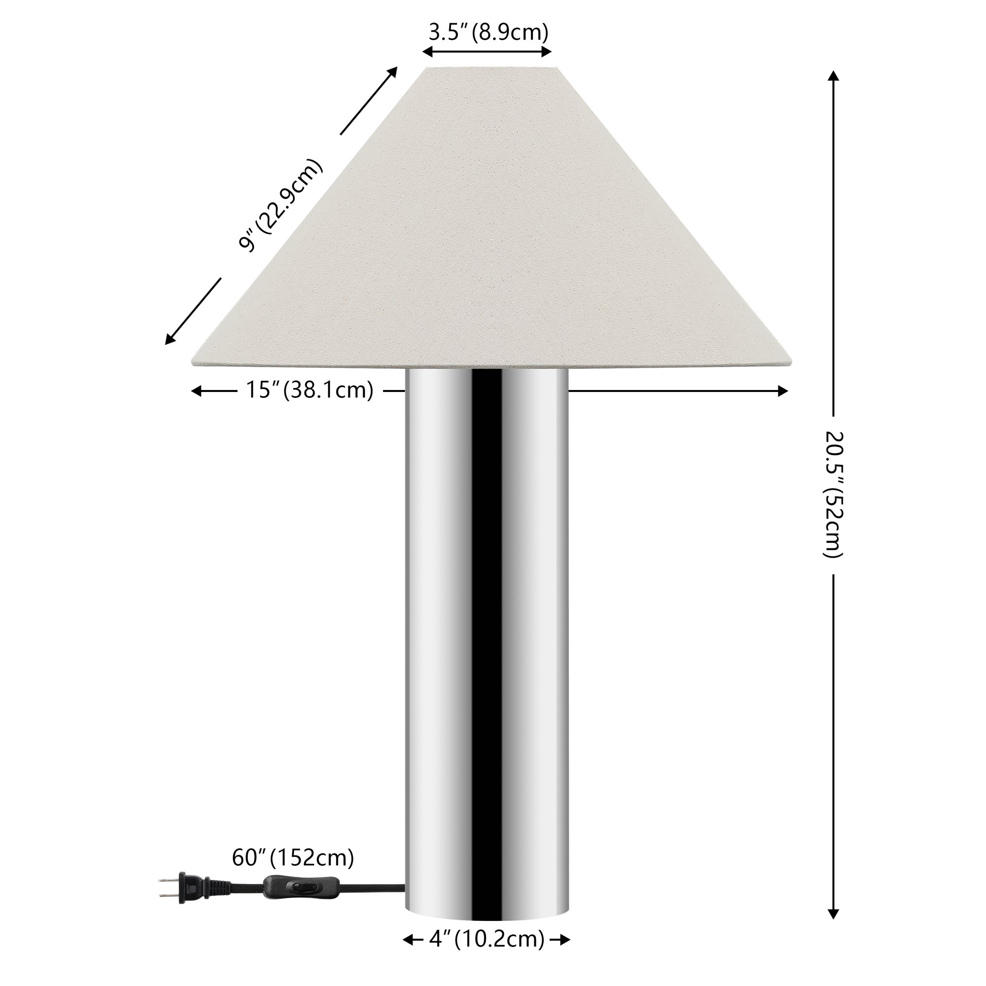 Cheri Metal Table Lamp