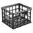 Sterilite Storage Crate, Stackable Plastic Bin Open Basket with Handles-95387939-95387938