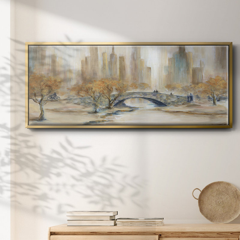 Central Park - toile encadrée, H 8 po x l 20 po