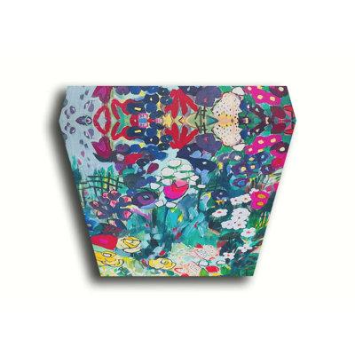 Garden Floral IV par Joan Davis. Toile giclée sur toile
