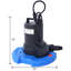 Pompe de couverture de piscine automatique 1/3 HP 120 V submersible avec adaptateur 3/4 de clapet anti-retour 2500 GPH pour l'évacuation de l'eau pour la piscine, les spas, les toits, les lits d'eau et plus