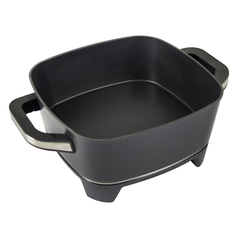 Nesco Black 12-Inch Electric Skillet with Glass Lid