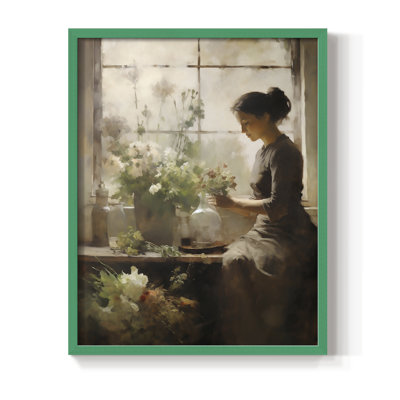 Reproduction encadrée WOMEN Series CDXI - bois massif