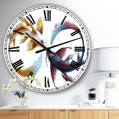 Horloge murale surdimensionnée nautique et côtière