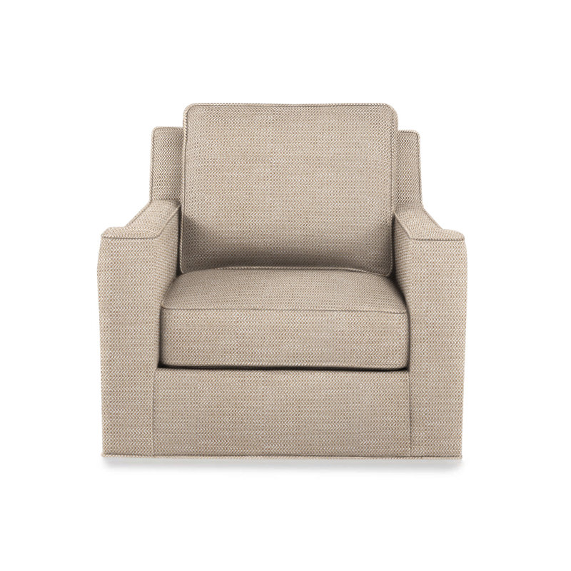 Colton Outdoor Swivel Lounge Chair, Beige/Brown 71628L22