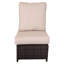 Chaise de patio avec coussins