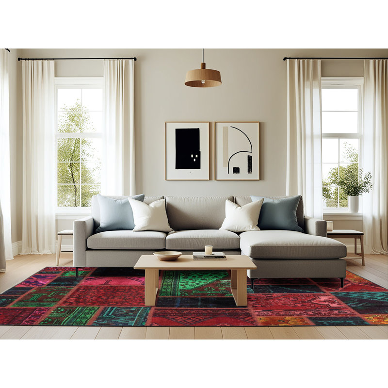 Abstract Indoor Rug, Rectangle 6' x 9'