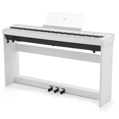 White Wood Electric Play Music Instrument