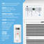 Climatiseur mural 14 000 BTU avec chauffage et télécommande Perfect Aire