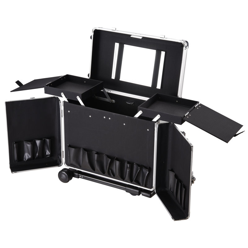 Organisateur de maquillage en aluminium Hygema, Argenté