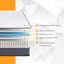 Matelas hybride à ressorts ensachés de 6 po Alwyn Home-59043852