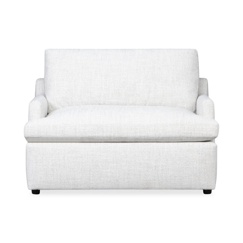 Chaise et demi Essex, Chenille texturée Monique Oyster
