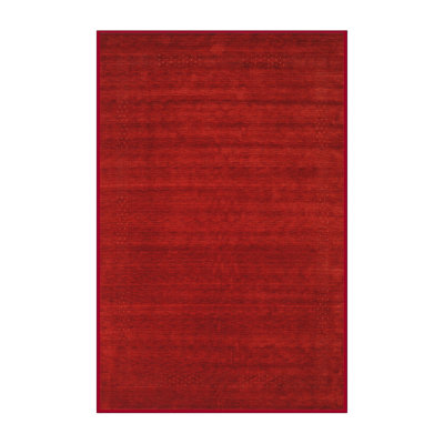 Tapis de zone rouge contemporaine