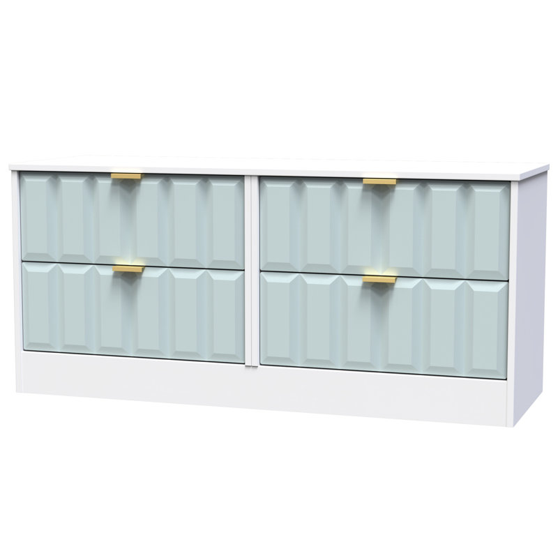 115cm W 4 - Drawer Chest of Drawers, Duck/White