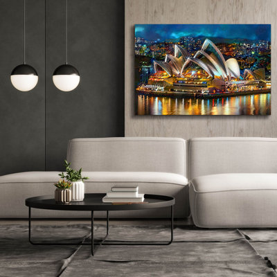 'Australia Sydney Opera House' by Pedro Gavidia, Canvas Wall Art