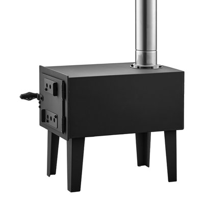 Natural Vent Freestanding Wood Burning Stove Free Standing Stove with Blower and with Adjustable Thermostat