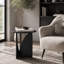 Table de bout ronde moderne 20 po